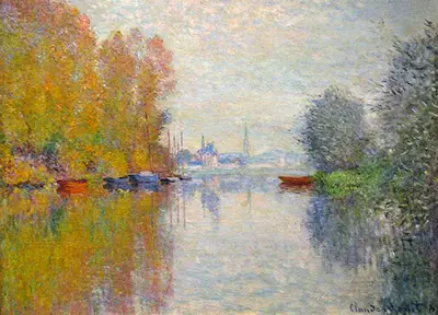 Automne sur la Seine Argenteuil Claude Monet